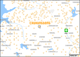 map of Chuhŭng-dong