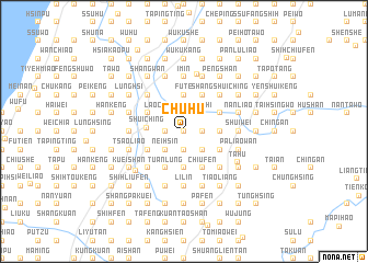 map of Chu-hu