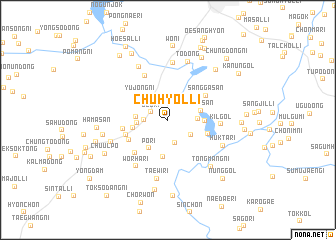 map of Chuhyŏl-li