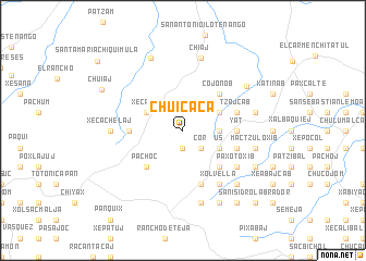 map of Chuicacá