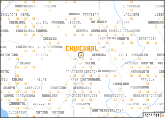 map of Chuicubal