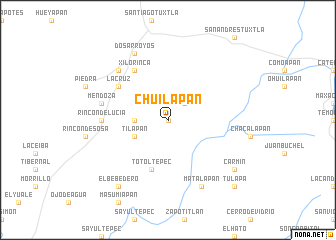 map of Chuilapan