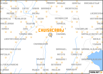 map of Chuisacabaj