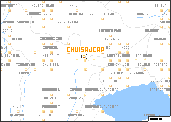 map of Chuisajcap