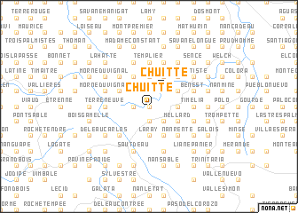 map of Chuitte