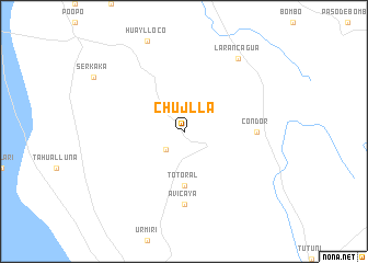 map of Chujlla