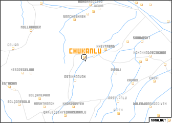 map of Chūkānlū