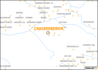 map of Chūkār Ebrāhīm