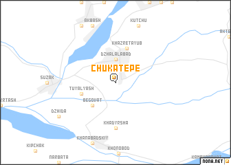 map of Chuka-Tepe