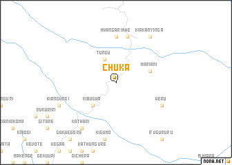 map of Chuka