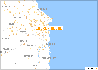 map of Chukchin-dong