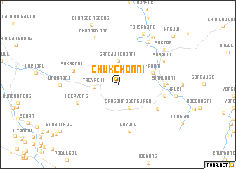 map of Chukchŏn-ni