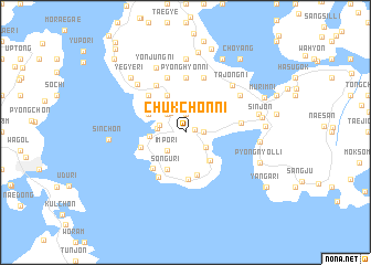 map of Chukchŏn-ni