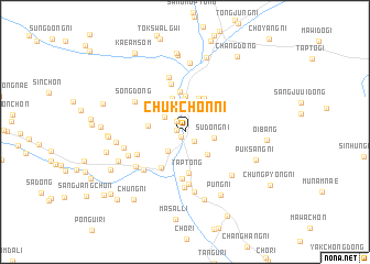 map of Chukchŏn-ni