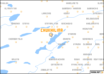 map of Chukhilina