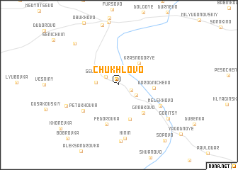 map of Chukhlovo