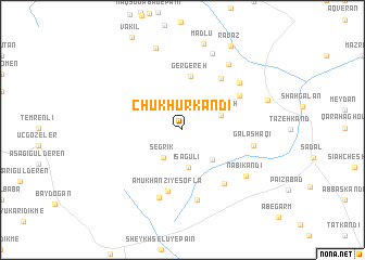 map of Chūkhūr Kandī