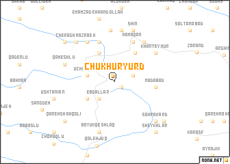 map of Chūkhūr Yūrd