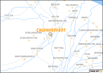 map of Chukhverkent