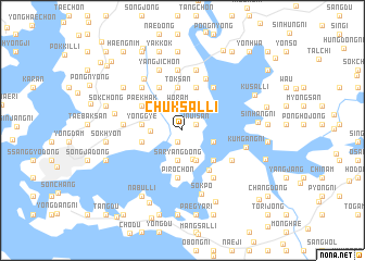 map of Chuksal-li