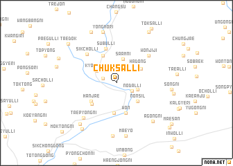 map of Chuksal-li