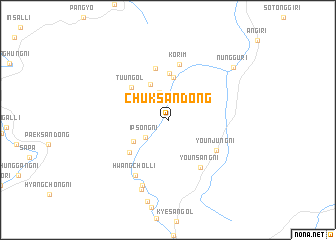 map of Chuksan-dong