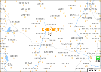 map of Chuksan