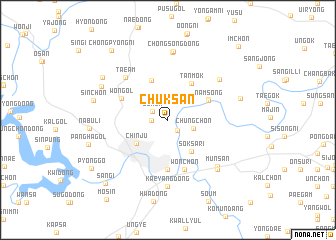 map of Chuksan