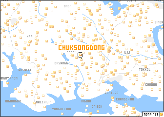 map of Chuksŏng-dong