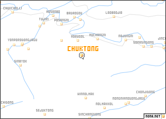 map of Chʼŭk-tong