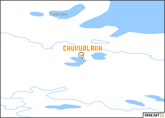 map of Chukualakh