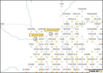 map of Chukum