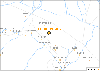 map of Chukur-Kala