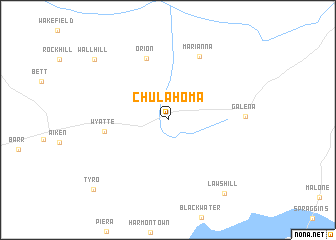 map of Chulahoma