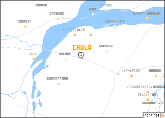map of Chula