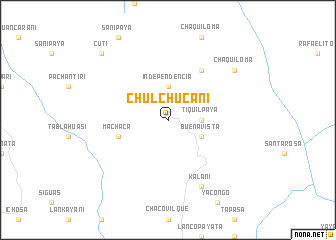 map of Chulchucani