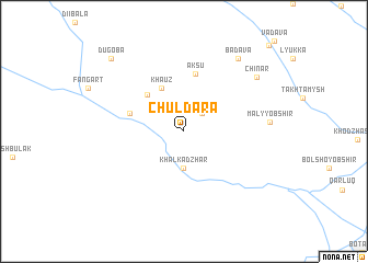 map of Chulʼ-Dara