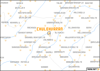 map of Chūlehvarān