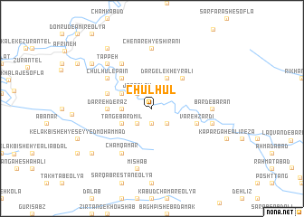 map of Chūl Hūl