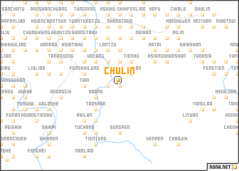 map of Chu-lin