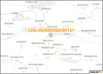 map of Chulkovo-Odnodvortsy