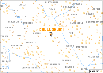 map of Chullo Huiri