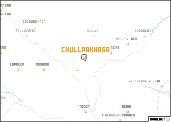 map of Chullpa Khasa