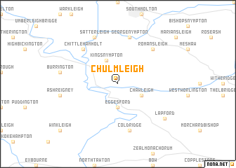 map of Chulmleigh