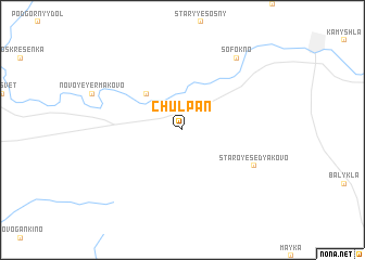 map of Chulpan