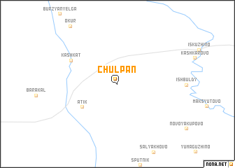 map of Chulpan