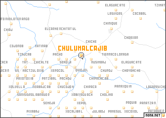 map of Chulumalcajib