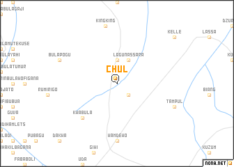 map of Chul