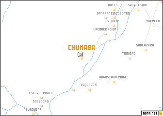 map of Chumaba