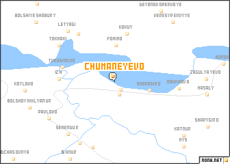 map of Chumaneyevo